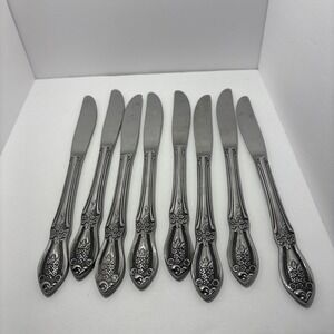 Vintage Stainless Steel‎ Knife Set Of 8. EUC VTG